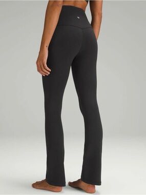 Lululemon Align High Rise Mini Flare Leggings Size 10 black 28”
